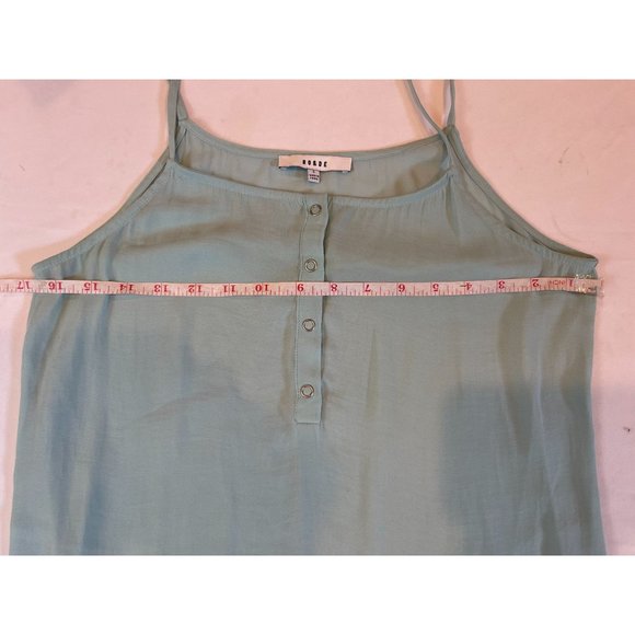 Ro&De Women's Button Up Front Cami Blouse Top XFJ502023RK Sky Blue Size Small - Picture 6 of 9